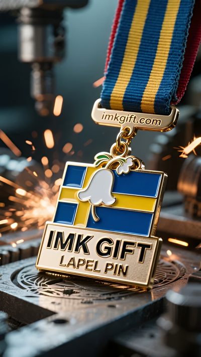 in982-Liljekonvaljmedalj-Evigt-stjärnljus-som-blommar-under-den-blå-flaggan